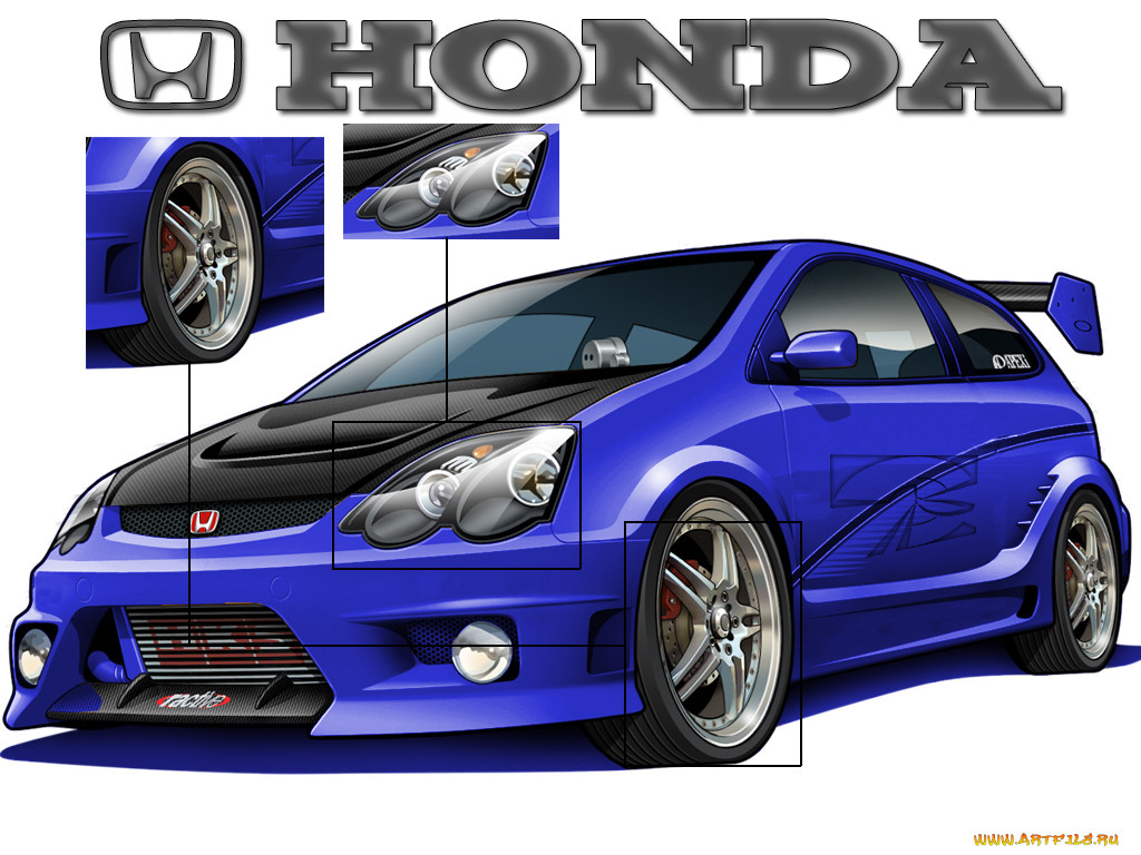 honda, civic, type, 